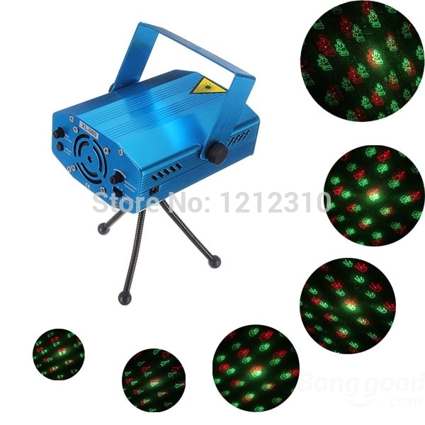 ! kleding blue mini projector red & green dj disco light stage xmas party verlichting show, Gratis &