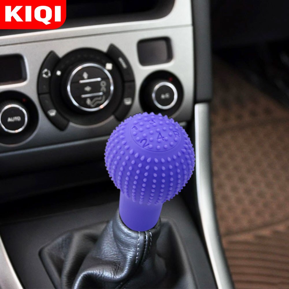 Pomo de palanca de cambios Manual de silicona, cubierta de pomo de palanca de cambios MT, fundas de funda, Protector de piel, accesorios de estilo de coche