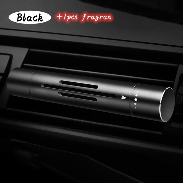 Auto Luchtverfrisser Geur Auto Air Vent Parfum Parfum Aroma Voor Auto Interieur Accessorie Luchtverfrisser Auto Luchtzuivering: Black 1Pc Fragran