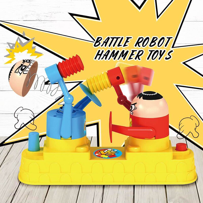 bataille Robot marteau jouets jeux de Table réduction de pression jouet pour famille partie jeu LBV: Default Title