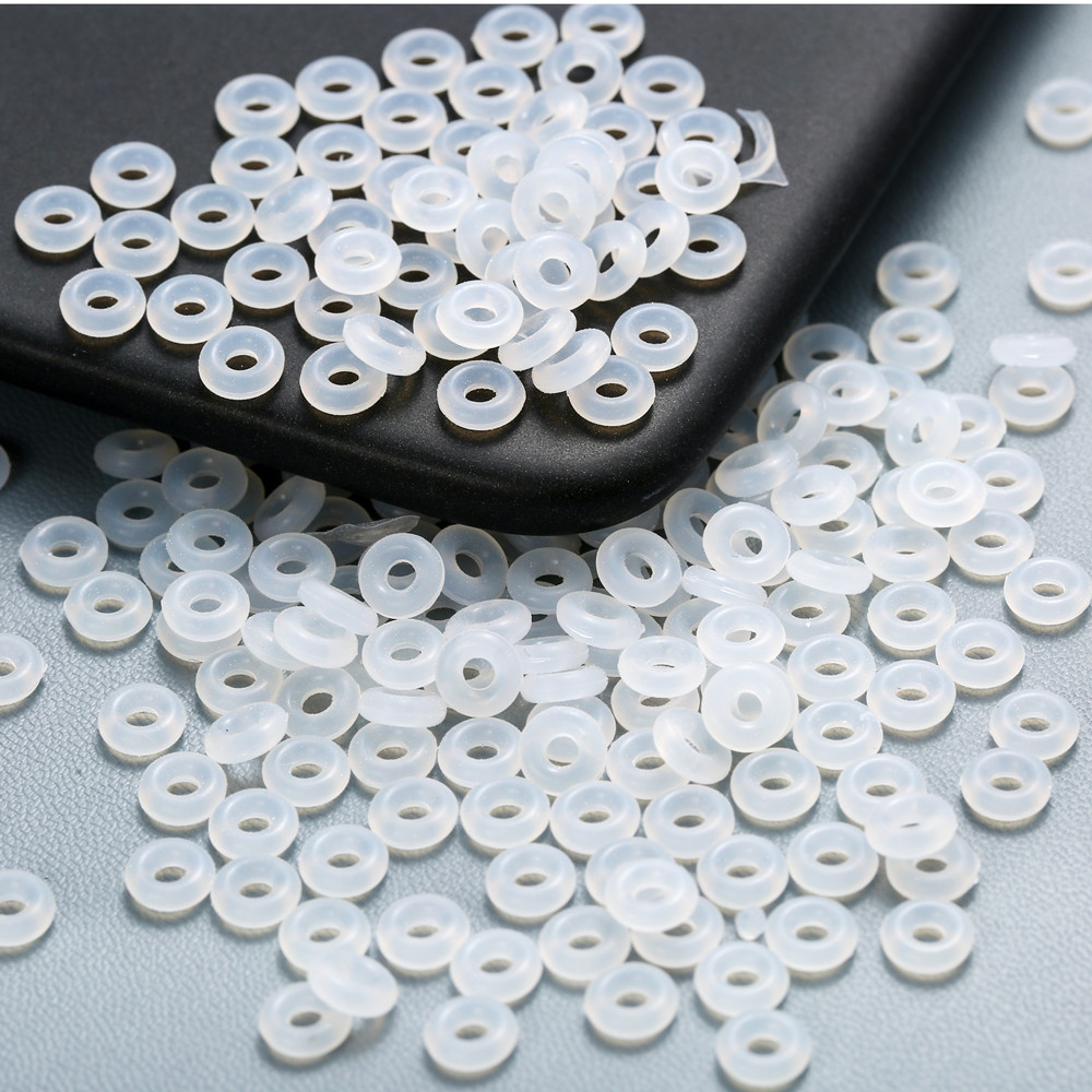 20/50/100Pcs Colorful Rubber Clip Charms Safety Stopper Bead Fits Original Charm for DIY Bracelets Necklaces Jewelry Making