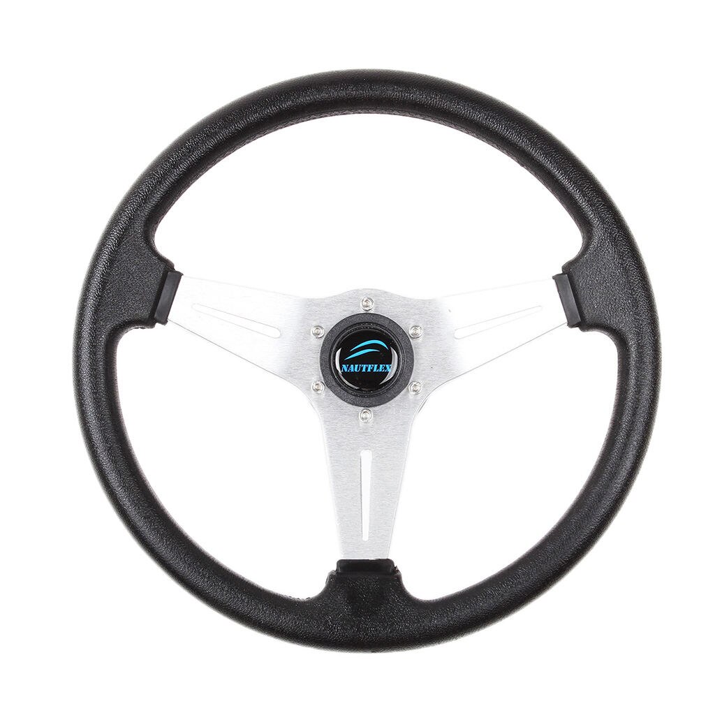 Boat Steering wheel W/ Adapter 3 spoke boats with a 3/4" tapered key Marine