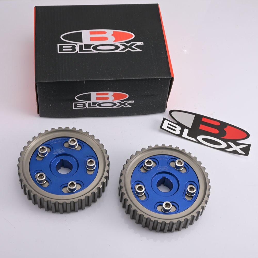 Blox-polea de marchas de leva ajustable, accesorio para Honda SOHC D15/D16 D-SERIES SOHC motor 88-97, entrada y AF-CGD16BL de escape, 2 unidades