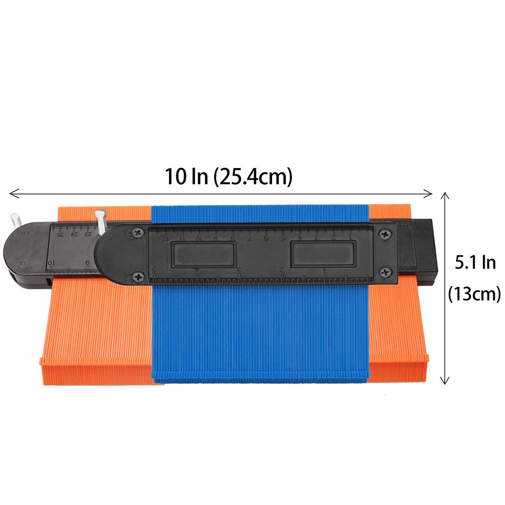 2PCS/Set Profile Tool Shape Contour Duplicator Profile Gauge Contour Template Plastic Woodworking Duplicator Measuring Tool