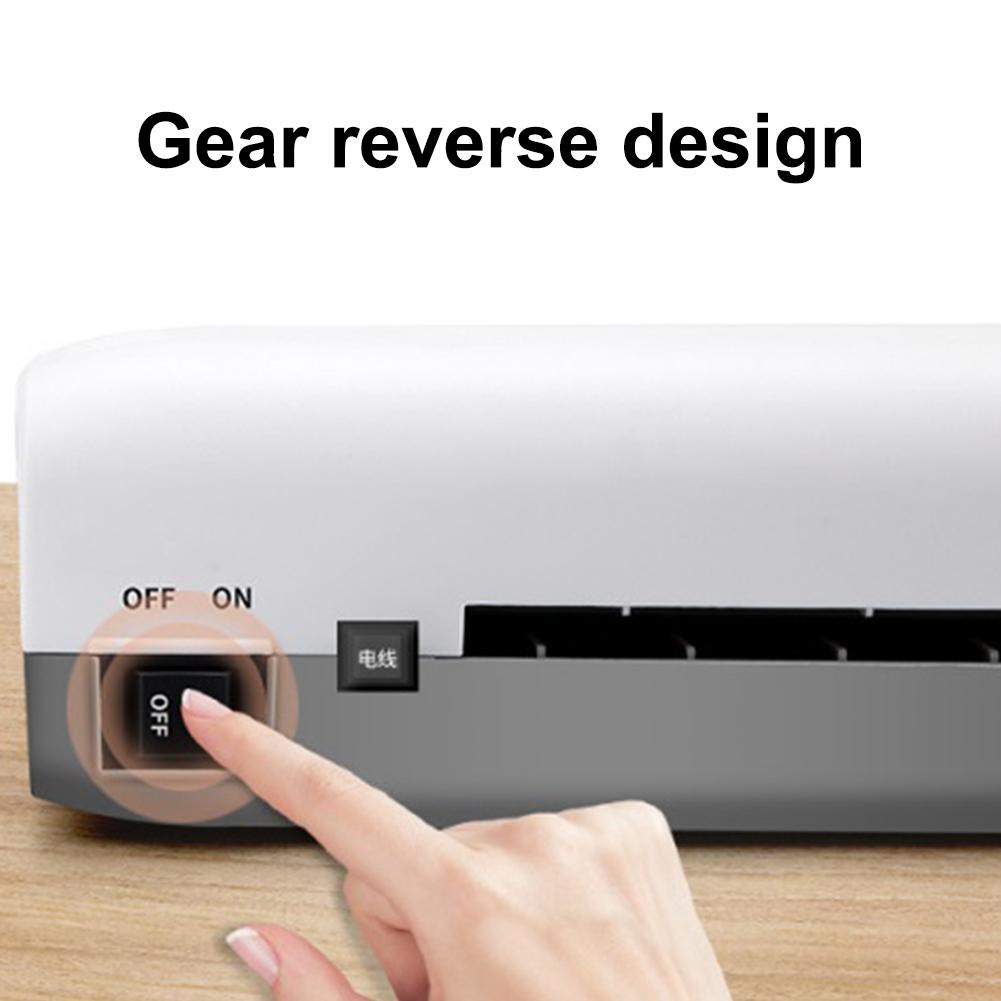 A4 Laminator Machine Portable Thermal Laminating Machine With 10 Pouches Fast Warm-up No Bubbles For Home Office School Use