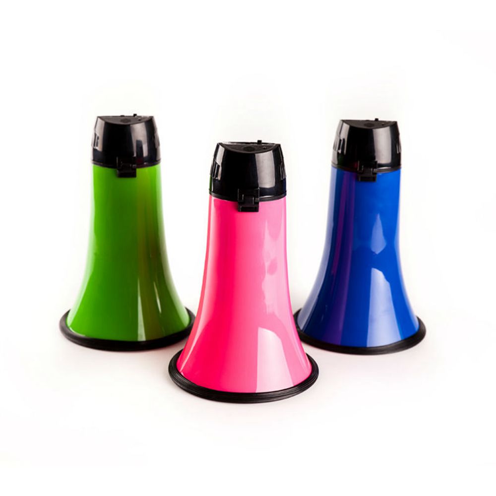 High Power 25 Watt Portable Megaphone Speaker Bullhorn Voice And Siren/Alarm Modes With Volume Control And Strap