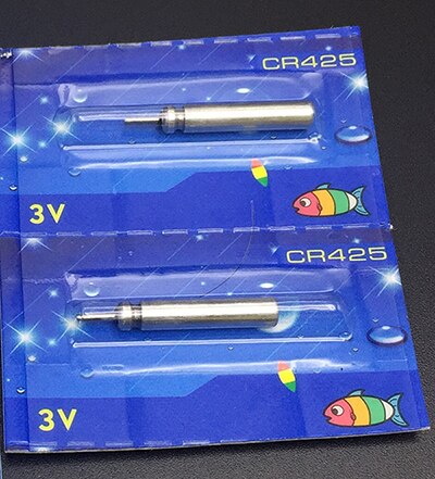 Genopladeligt  cr425 batterisæt fiskeri flydebatteri matcher usb for at bruge dragter til forskellige opladningsenheder fiskeredskaber  b235: 2 genopladelig  cr425