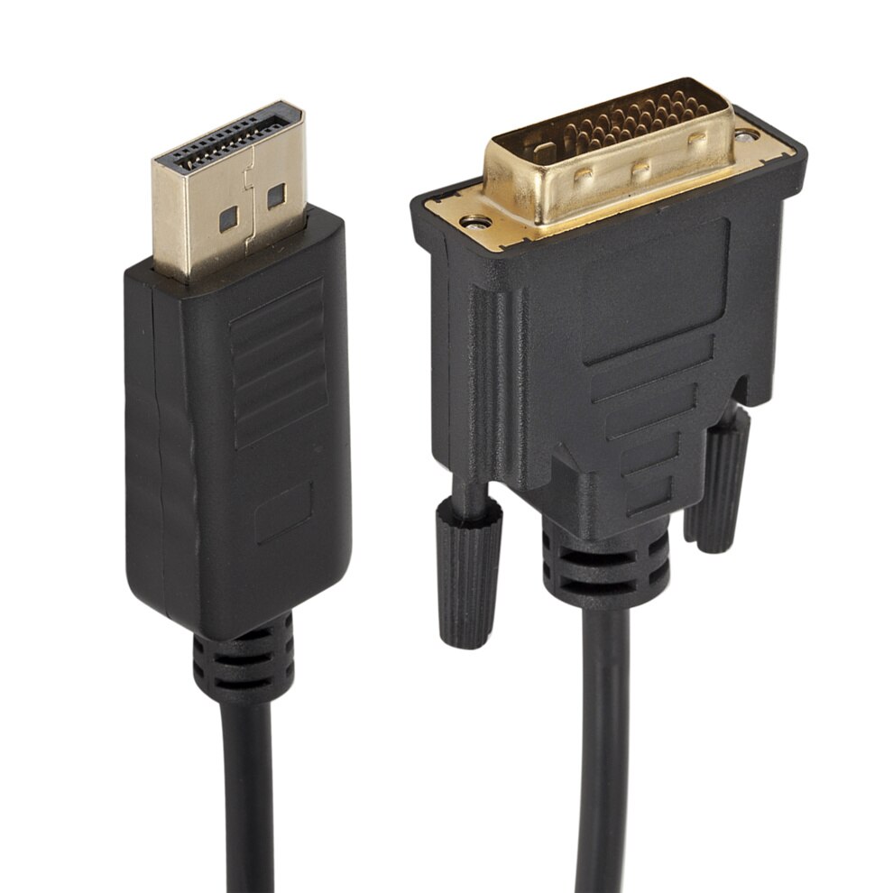 Lcckaa Dp Displayport Naar Dvi Kabel 1.8M Dp Naar Dvi Adapter Kabel Converter Displayport In Naar Dvi Uit Voor hp Dell Asus