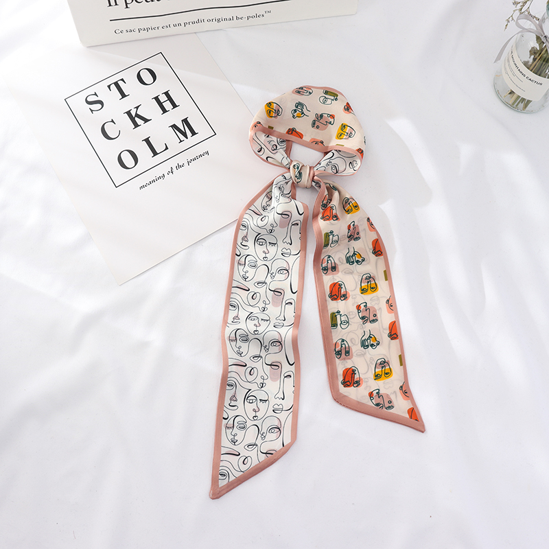 100Cm * 7Cm Zomer Lange Mode Vrouwelijke Kleine Sjaal Sjaals Vrouwelijke Bloemen Haar Lint Haarband Vrouwen Skinny Sjaal vrouwen: 5