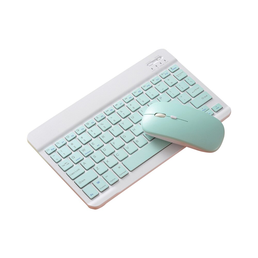 Tablet Bluetooth Keyboard for Ipad Air 3 4 7 8th Generatie Pro 11 12.9 Bluetooth Toetsenbord for Xiaomi Samsung Android windows: Silver
