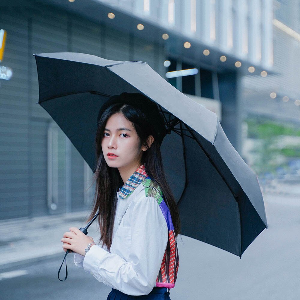 Xiaomi Mijia KG-paraguas de lluvia automático WD1, sombrilla de aluminio resistente al viento y al agua, UV, para hombre y mujer