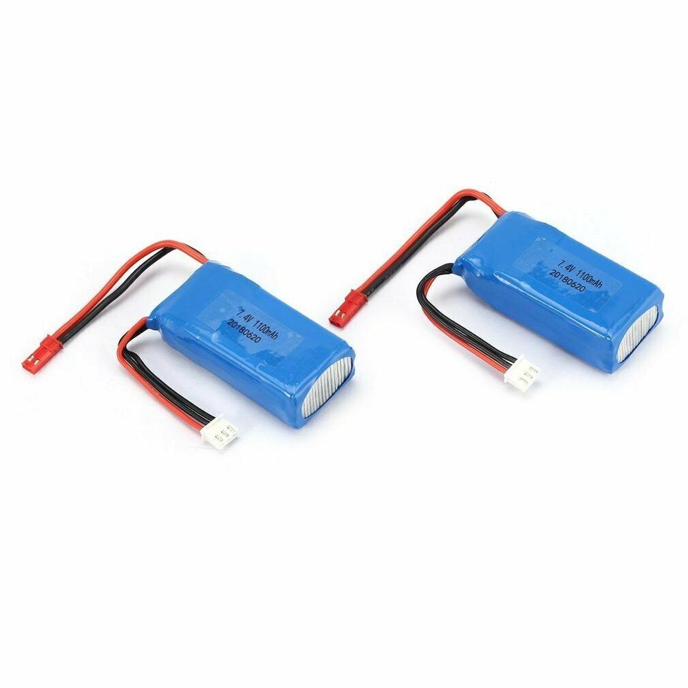 7.4V 1100mah LiPo Battery For Wltoys V353 A949 A959 A969 A979 k929 RC Cars Helicopters Boats Parts li-po battery 903048 2pcs