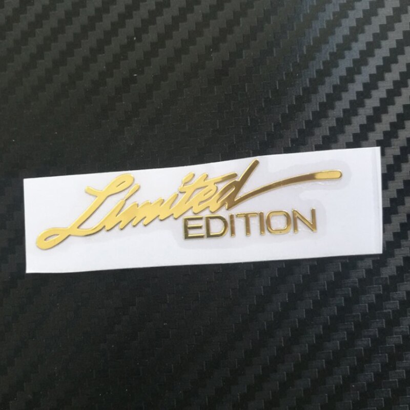 car accessories LIMITED EDITION 3D car body stickers Auto parts: Gold