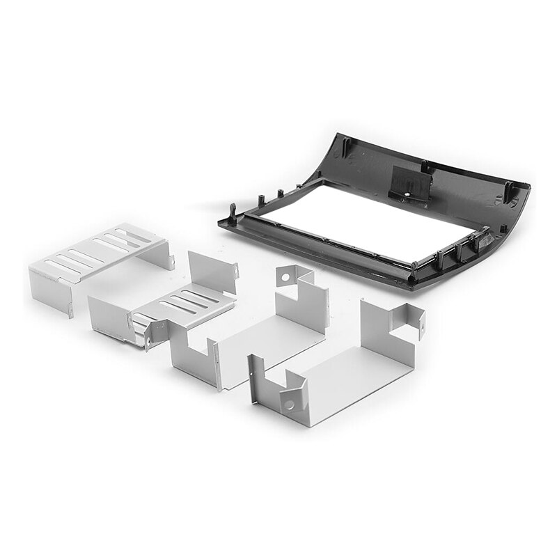 Fascia de Radio de coche para Citroën Jumper/PEUGEOT Boxer/FIAT Ducato, Panel estéreo para tablero, embellecedor de CD, Kit de Marco Din de doble instalación 2