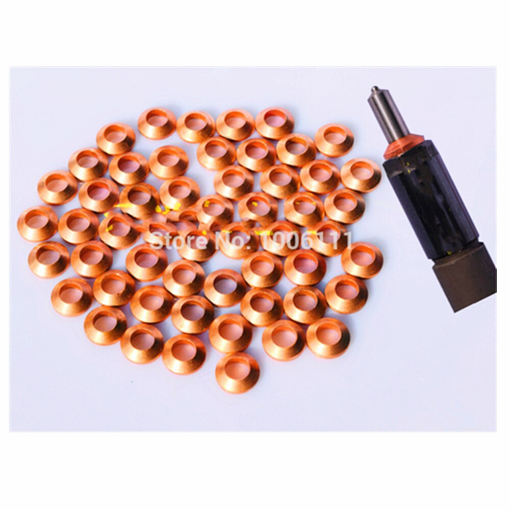 Diesel Common Rail Injector Nozzle Copper Washer Seal Ring Gaskets For ISUZU KOMATSU Excavator