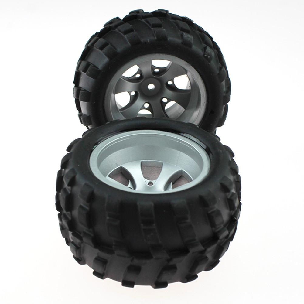 2/4pcs RC Car Tires Rubber Mini Tire Set Wheel Rim Tyre RC Vehicle Parts For WLtoys A979 A979-B A979-A A979-02