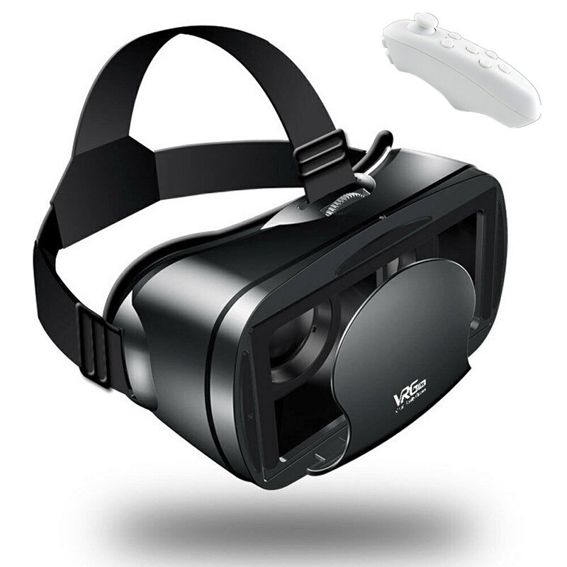 Etvr 3d vr box google pap fordybende virtual reality headset film spil briller med hovedtelefon passer 5-7 tommer smartphone: Pakke 5 med kasse