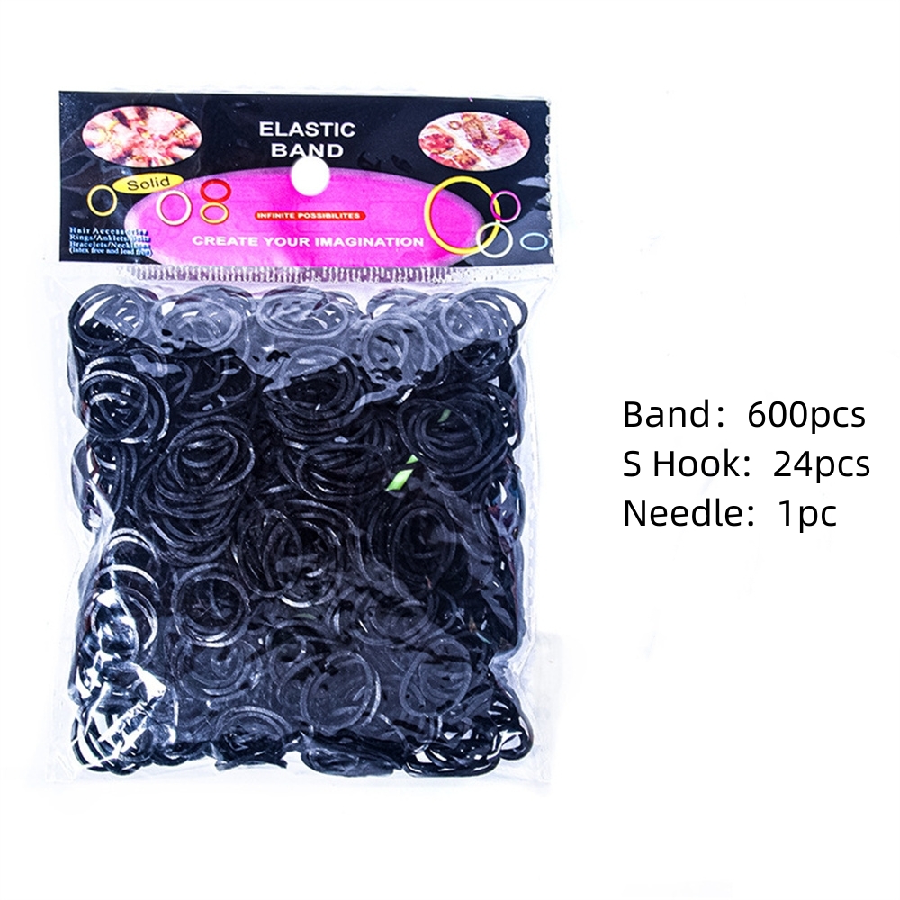 500 Stuks S Clips Rubberen Band Slot Haak Voor Charme Weefgetouw Gummies Elastische Armband Fills Kit Sieraden Maken Benodigdheden Accessoires: WHITE