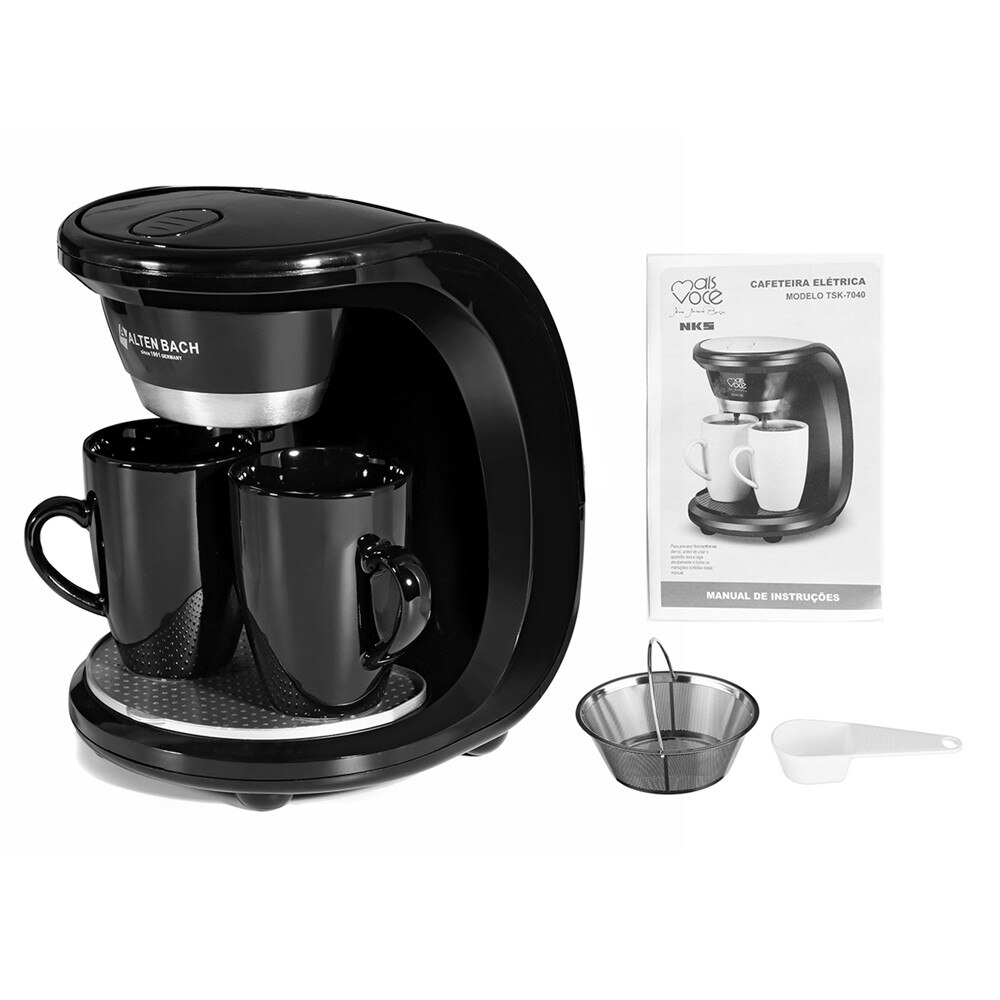 450w casa elétrica gotejamento máquina de café auto dupla xícara máquina de café dupla-uso americano máquina de chá de café 110v/220v: A  Dual cups  220V