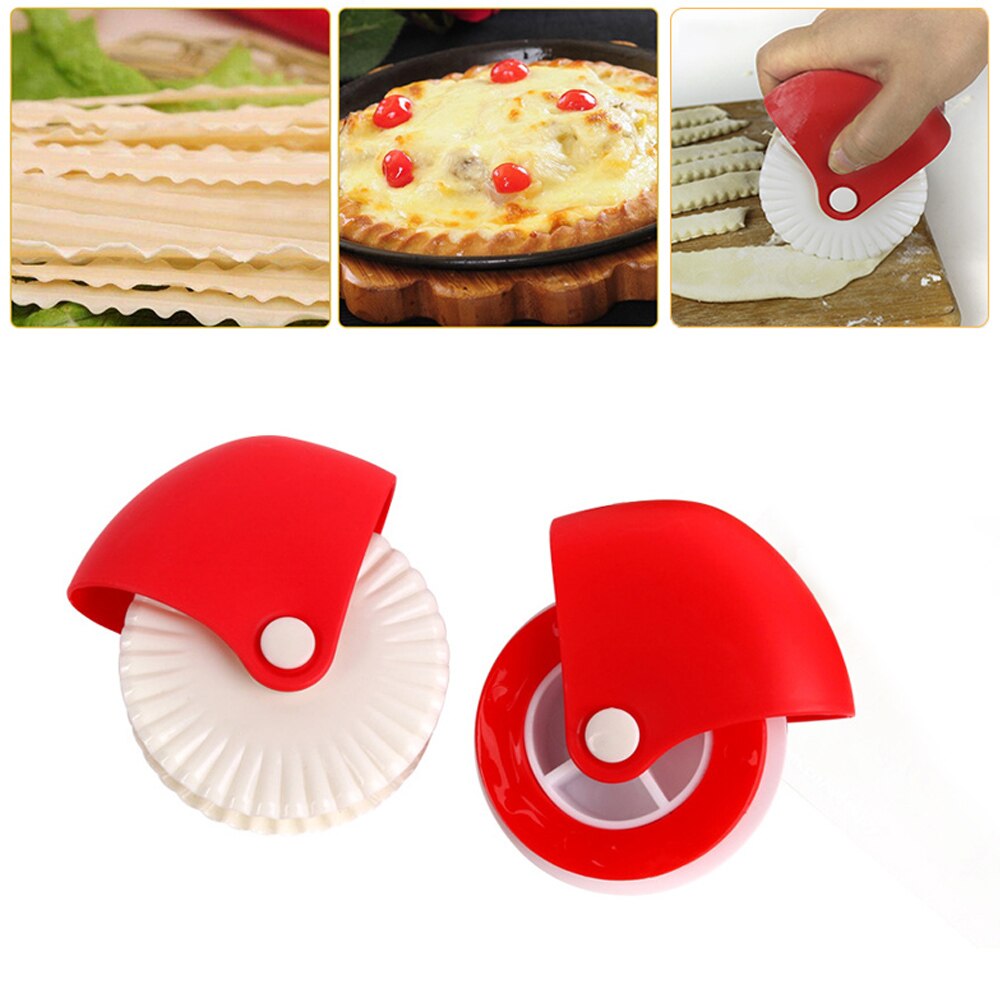 Pizza Pastry Cutting Tools Pastry Wheel Baking Rolling Cutter DIY Dough Cutting Tools Lattice Rolling Cutter Decoration Tools