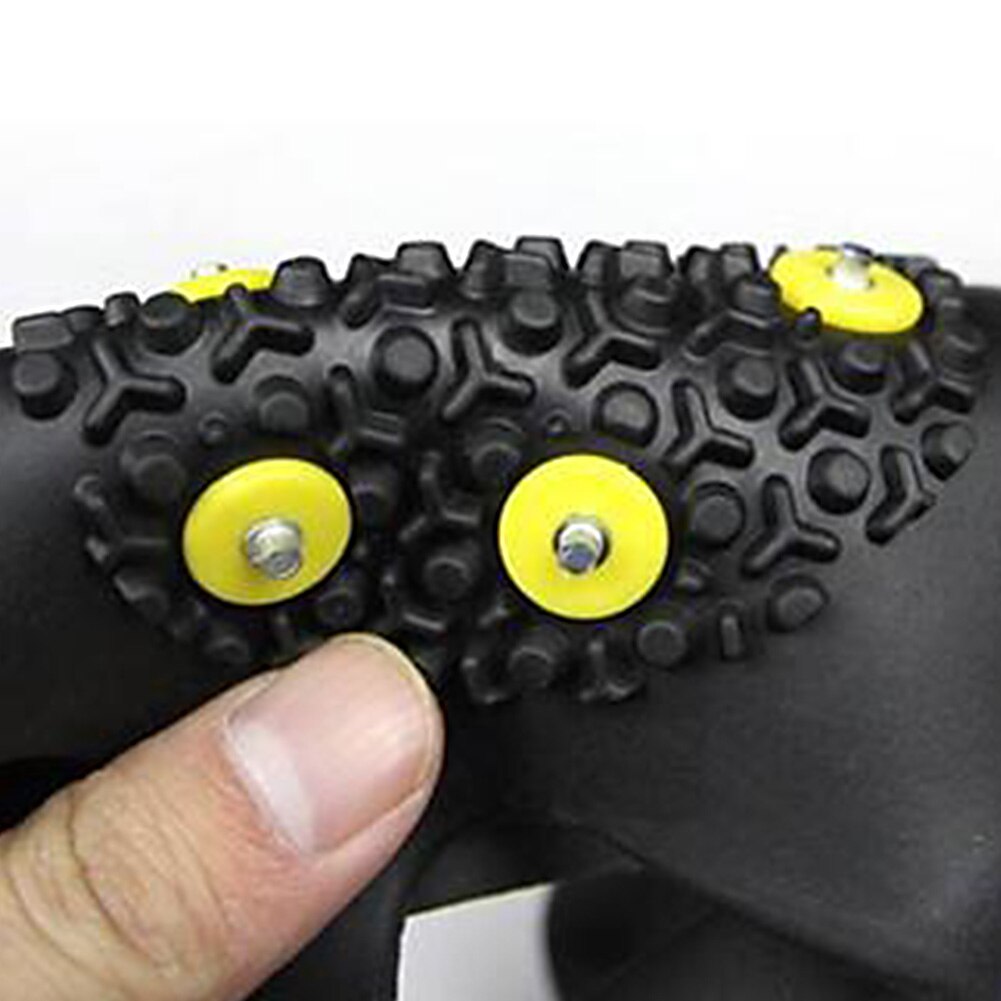 Neige pour Sports d'hiver 10 goujons en acier utile taquet de Traction randonnée anti-dérapant antirouille pointes poignées de glace