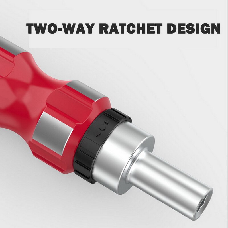 High-Strength Screwdriver Handle Hand Screwdriver Bit Handle 1/4 Inch 4mm DIY Household Repair Tool