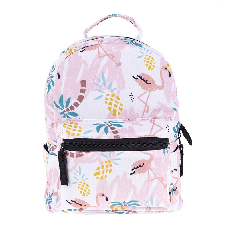 DIOMO freundlicher Schul Art Mini Rucksack Oxford Tuch Flamingo Schule Rucksack für Mädchen freundlicher Rucksack Kleinkind Buch Tasche