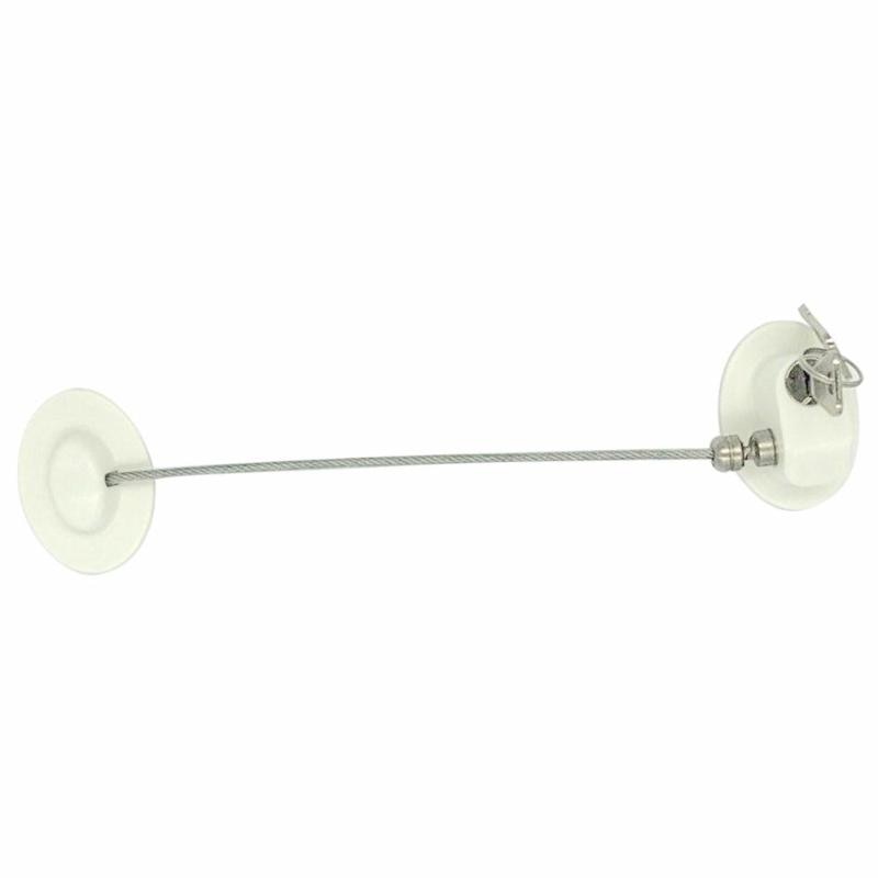 Door Window Lock Safety Restrictor Child Room Window Stop Door Restrictor Security Cable Lock Safety Anti-Theft Locks with Key: Default Title