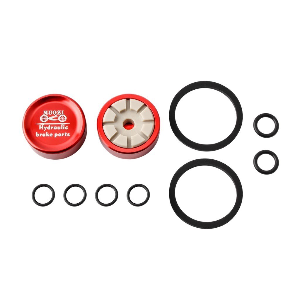 Bicycle Disc Brake Piston Oil Disc Hydraulic Brake Repair Parts Universal Front Outdoor Bike Accessories: Red