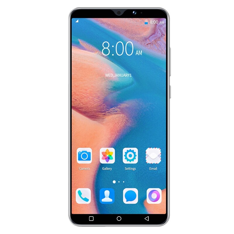 Reno 5 pro 5,8 inch smart phone 7731c quad core 1gb + 8gb rom dual sim dual standby android 7,0 mobile phone eu plug: Pink