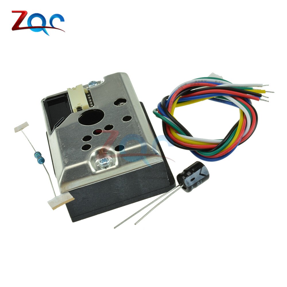 GP2Y1014AU0F Compact Optical Dust Sensor Compatible GP2Y1010AU0F GP2Y1010AUOF Smoke Particle Sensor With Cable
