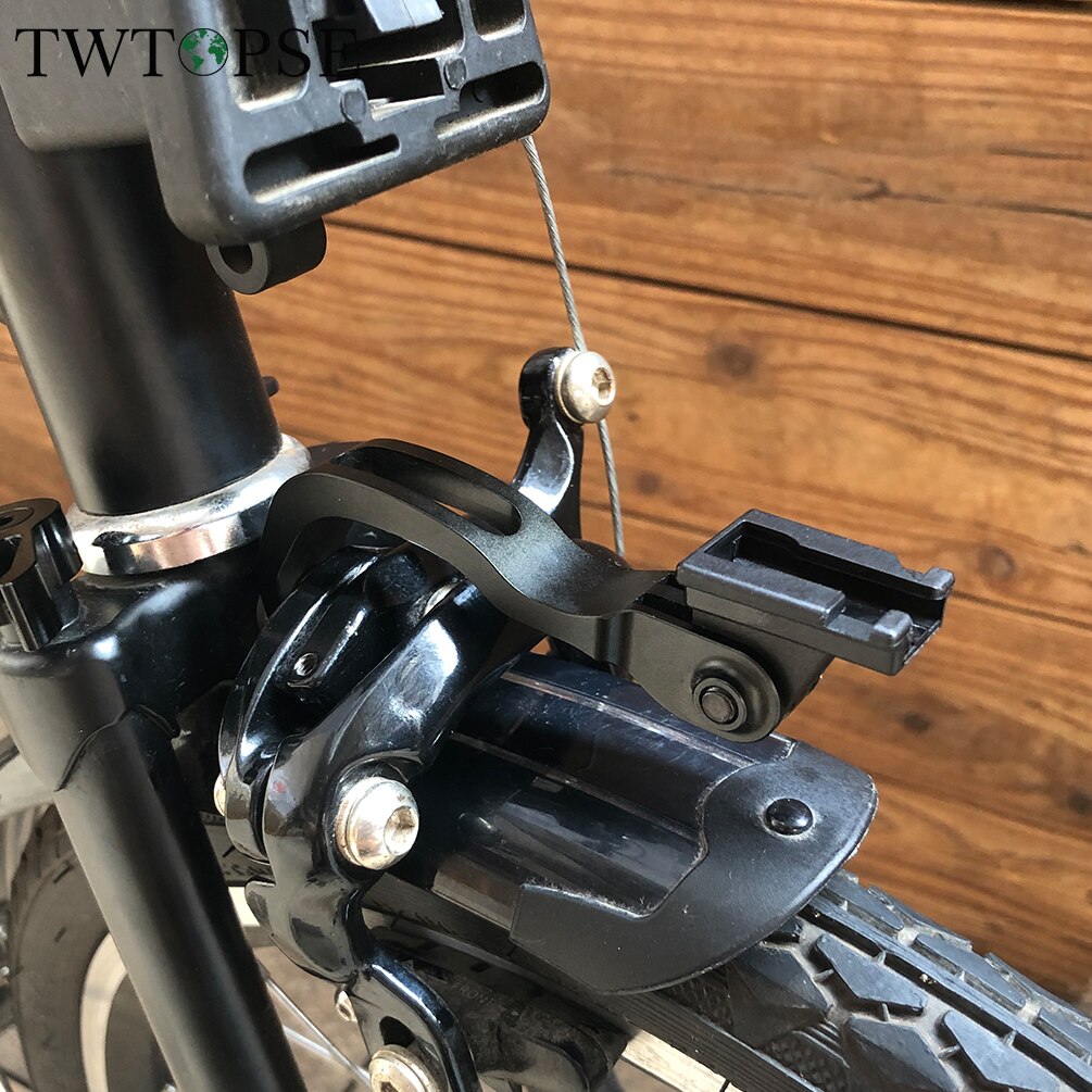 TWTOPSE-Soporte de luz CATEYE para bicicleta, montaje para bicicleta plegable Brompton 3, sixth Pikes Fit CATEYE VOLT200 300 400 800 AMPP400 500 800