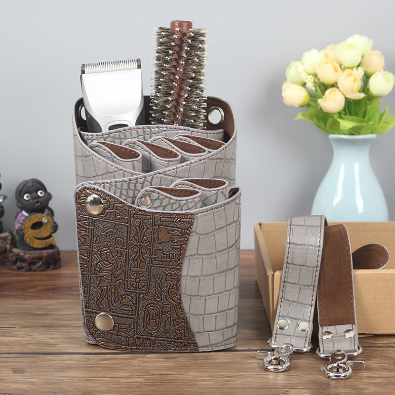 Sac banane pour coiffeur , boîte de rangement pour peigne et ciseaux, outils de coiffure