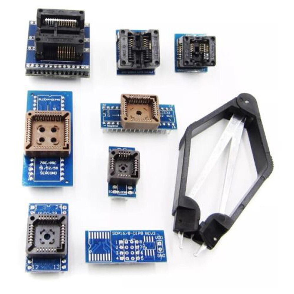 Mini TL866CS Pro USB BIOS Universal Programmer Kit with 9pcs Adapter Programmer Kit With 9pcs Adapter