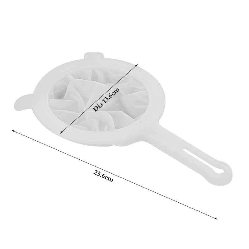Embudo de cocina de acero inoxidable 304, embudo de aceite líquido con colador, filtro de aceite de alimentos de Metal pequeño para botellas, utensilios de cocina: Azul