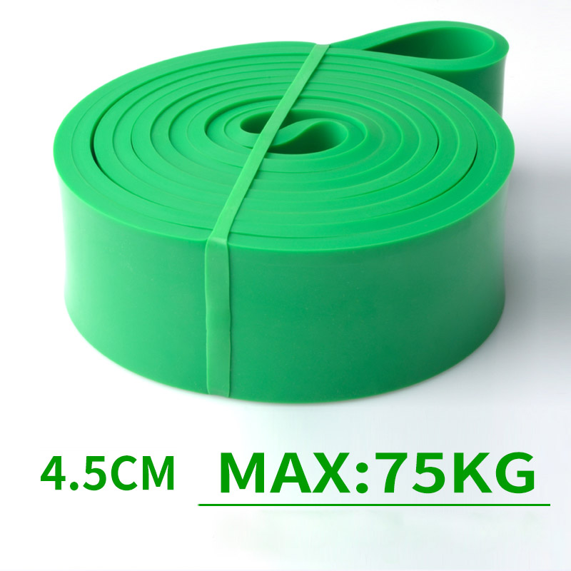 Resistance Band Exercise Elastic Band Workout Ruber Loop Strength Pilates Fitness Equipment Training Expander Unisex: M / green