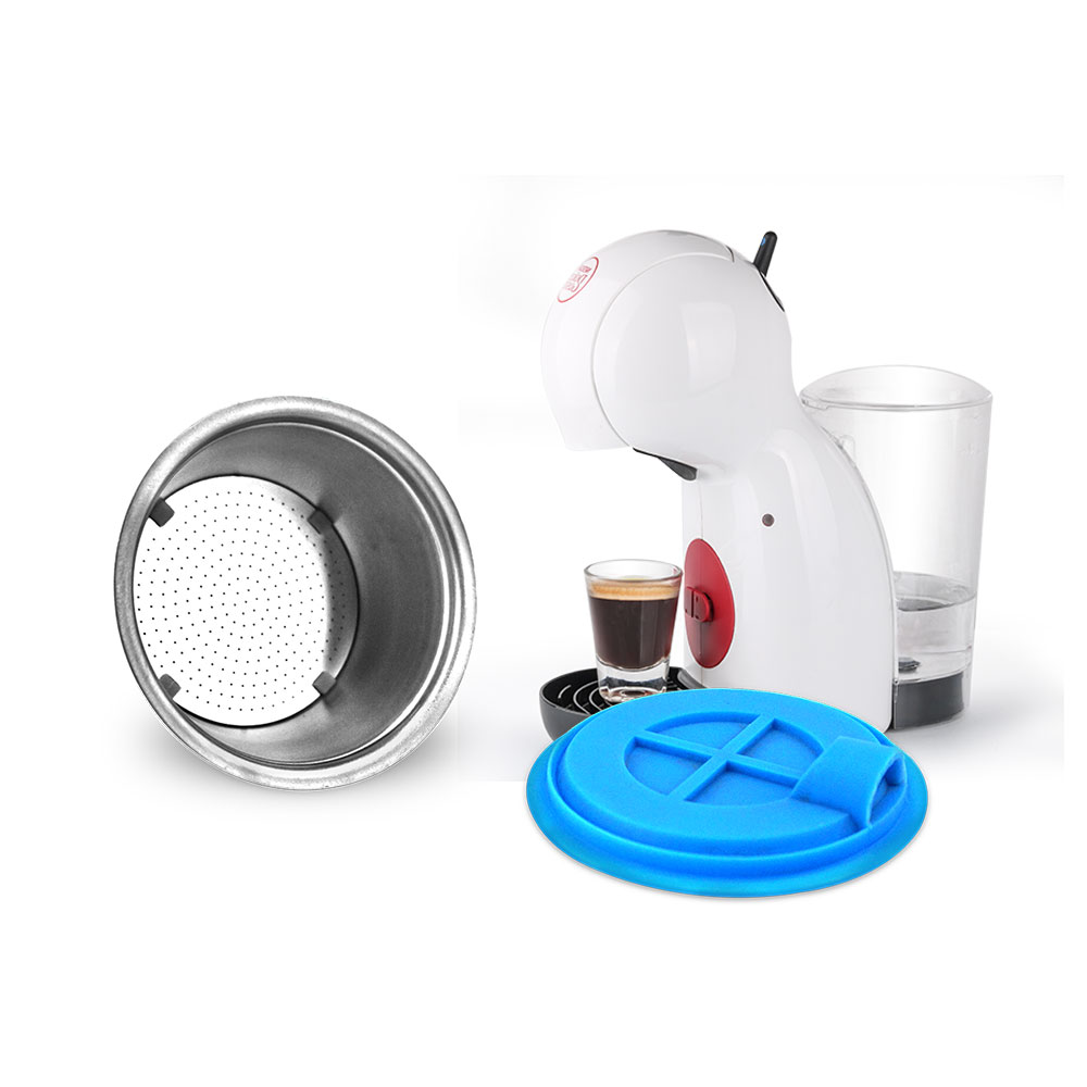 Voor Dolce Gusto Herbruikbare Koffiecapsules Voor Nescafe Picolo Xs Roestvrijstalen Recycle Pod Repuesto Navulbare Koffiefilter