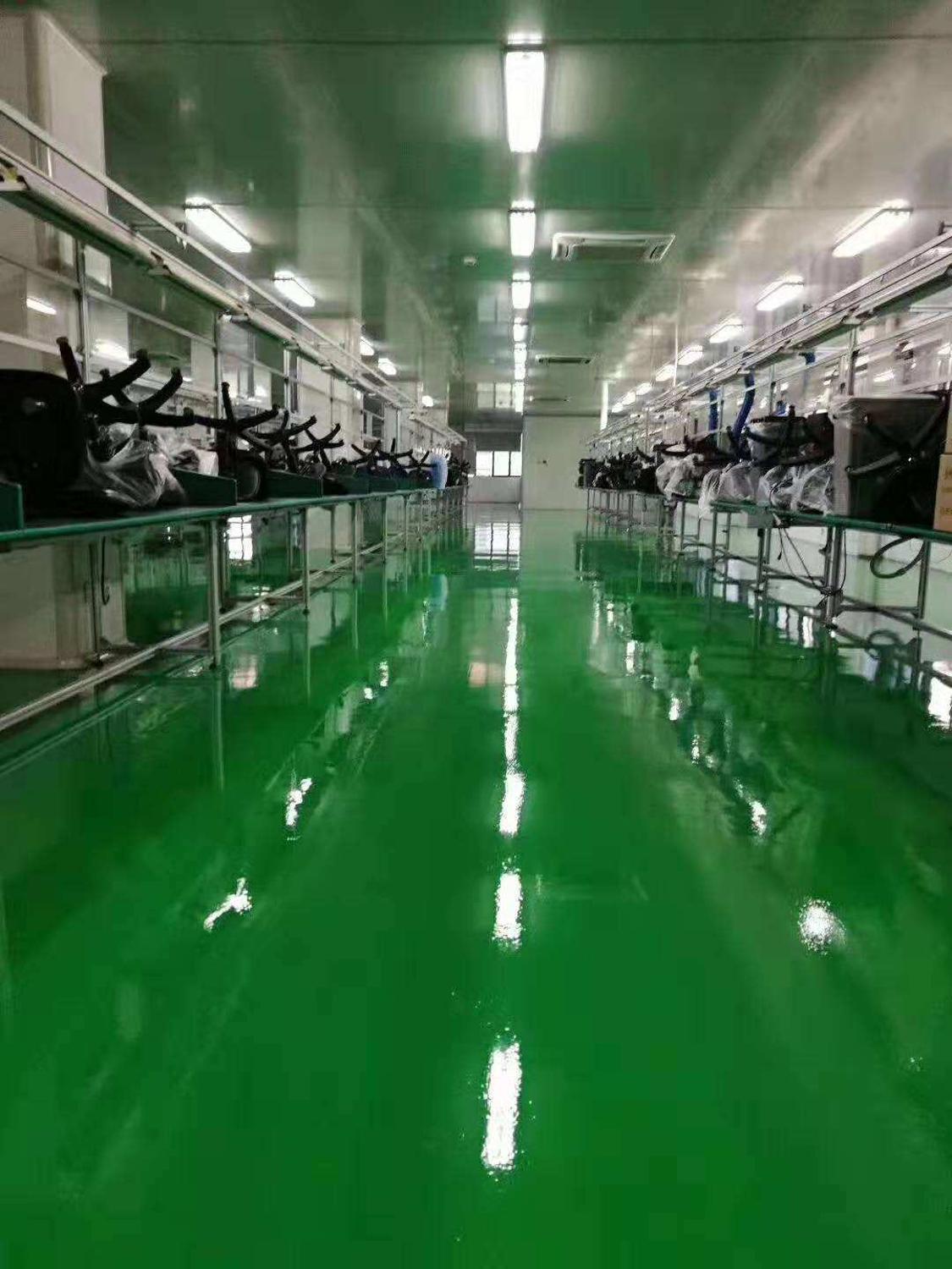 Epoksydowa samopoziomująca farba podłogowa wysoka twardość wysoka przyczepność i wysoka jasność resina epoxi pegamento 1kg epoxica epossidica: Brilliant green
