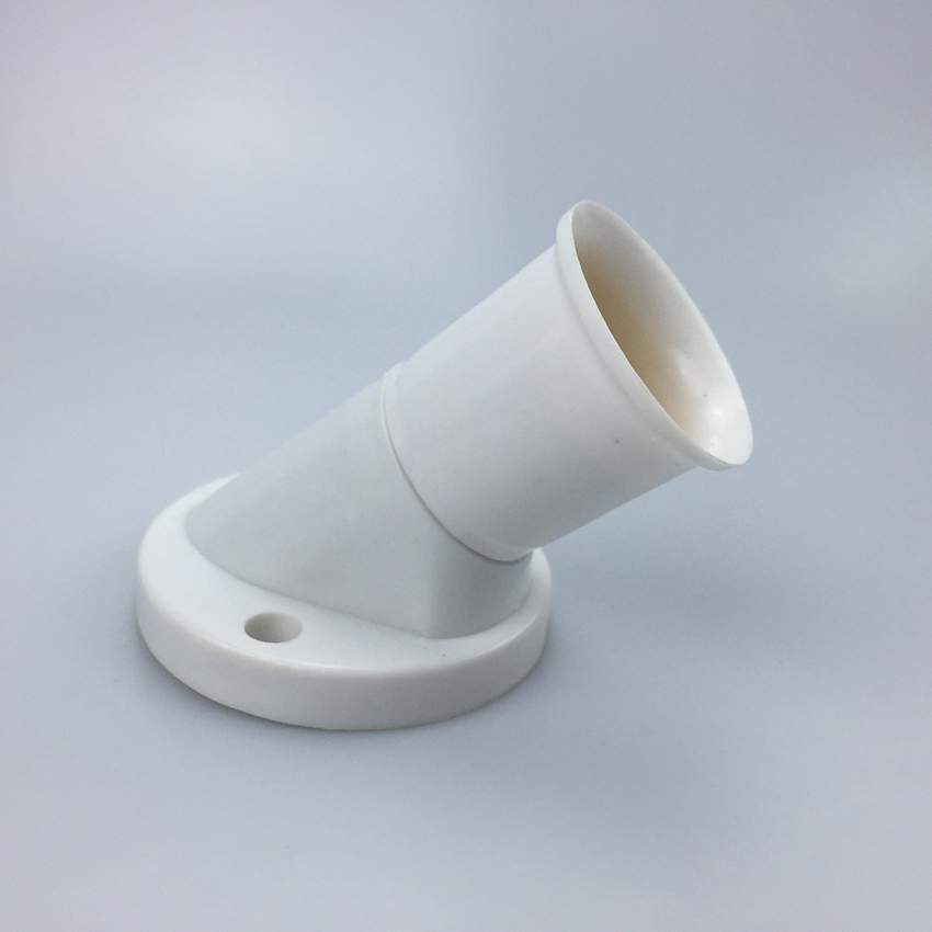 E27 Oblique Lamp Holder Light Socket Base, Ceiling Light Fixture Lamp Holder Converter Light Bulb Base Lamp Socket Adapter