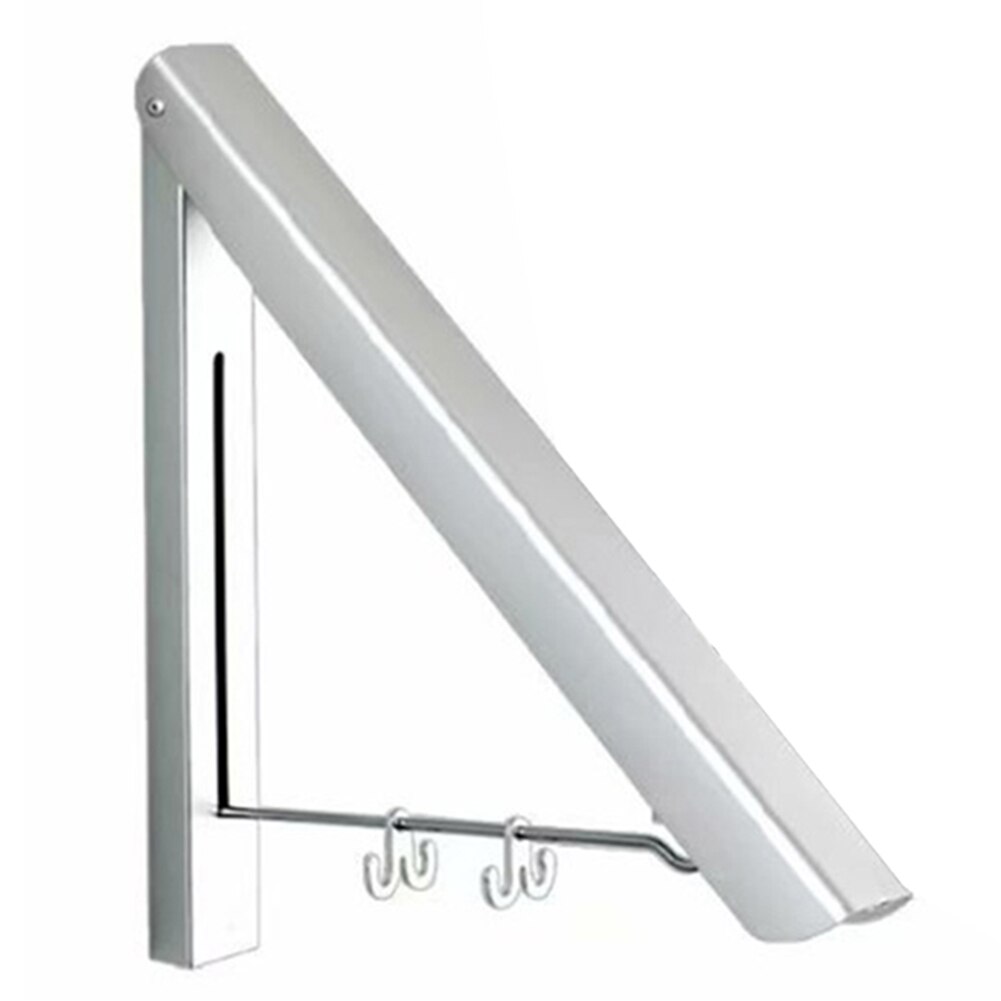 Newly Folding Clothes Hanger Foldable Multifunction Wall Mounted Clothes Rail Drying Rack: Bronze