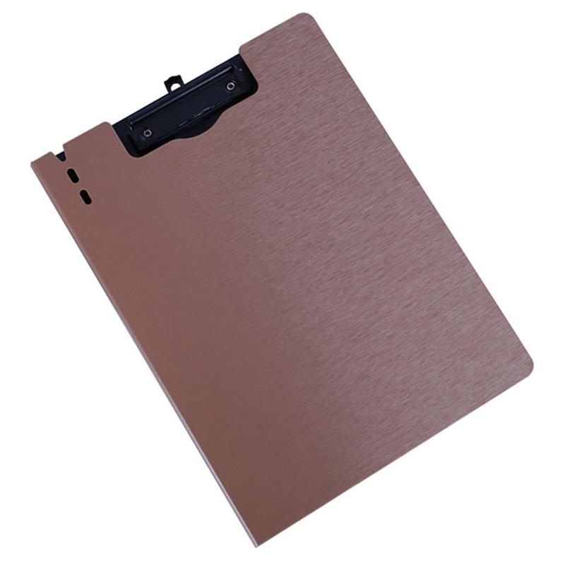 Business Office Folders Plastic File Holder Paper Protector Office Paper Folder (Coffee)