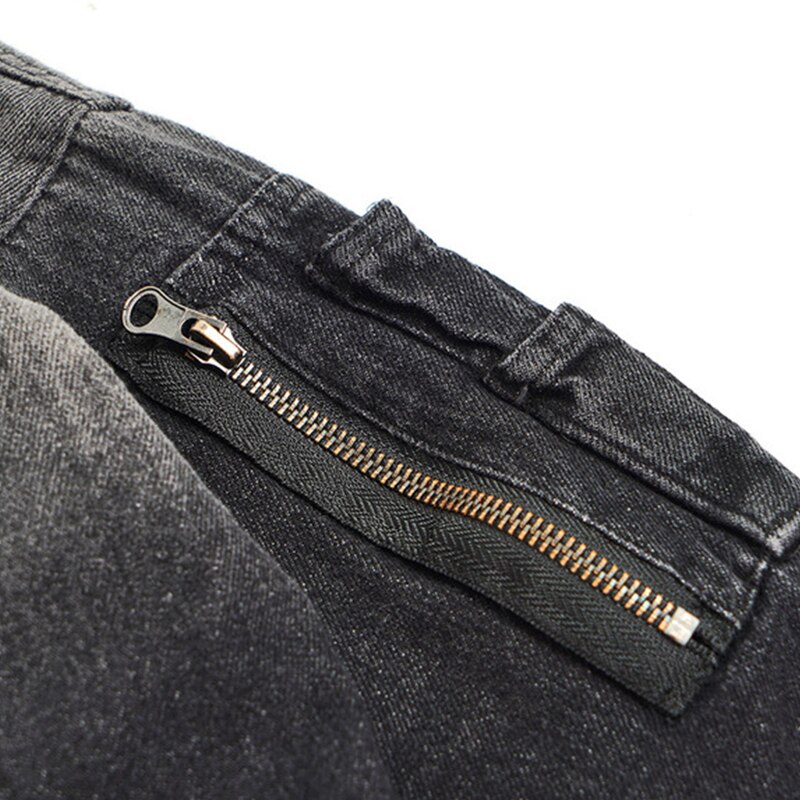 Gray &amp; Black Gradient Color Men Denim Kimono Jacket Japan Style Streetwear Retro Mens Three Quarter Sleeves Kimono Coat