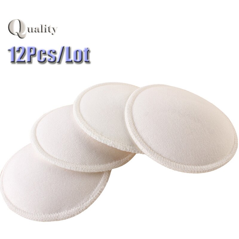 12 uds/1Set galactorrea lavable almohadillas de lactancia para pecho derramar la prevención almohadilla para el pecho para mamá de alimentación