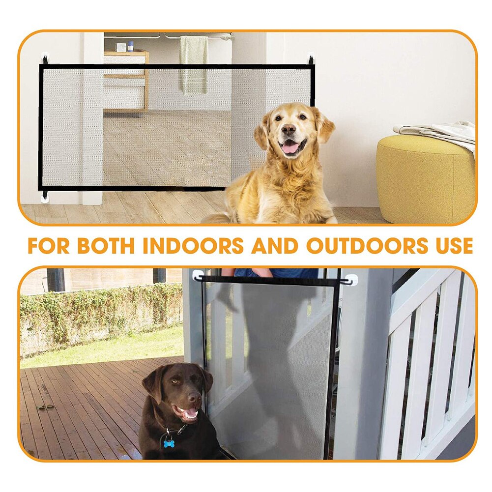 Domowe zwierzaki ogrodzenia dla psów zwierzę domowe izolowane schody sieciowe brama składana siatka kojec