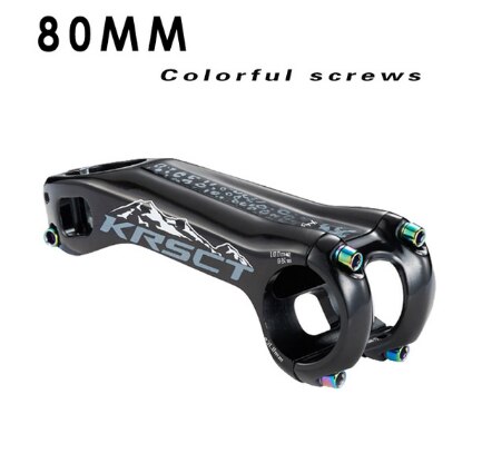 Krsct cnc road bike trunk mountainbike mtb stam  -20 grader 28.6 * 31.8mm * 80/90 / 100mm cykel cykel delar cykel skaft: 80mm