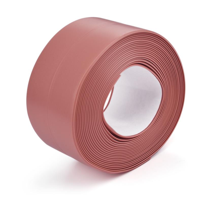 3.2M X 22Mm Badkamer Douche Wastafel Bad Afdichtstrip Tape Wit Pvc Zelfklevende Muurstickers Waterdichte Muur sticker Voor Keuken: pink-3.2mX3.8cm