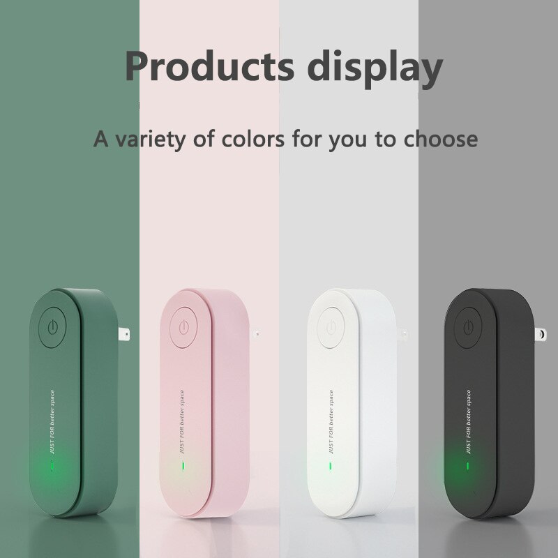 Xiaomi-purificador de aire portátil, ionizador, anión, limpiador de polvo, eliminador de humo de cigarrillos, desodorante de inodoro