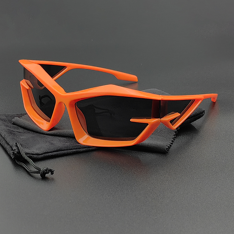 Gafas deportivas con lentes UV400 para hombre y mujer, lentes para correr al aire libre, pescar, acampar, bicicleta, gafas de sol para ciclista MTB: Azul