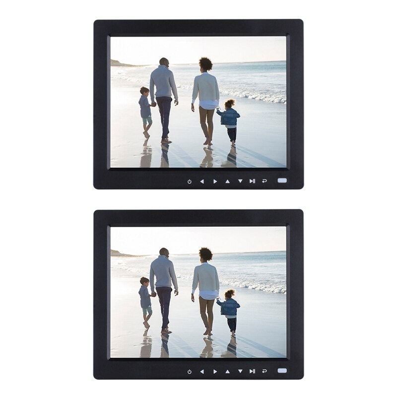 10 Inch Digital Picture Frame Multifunctional HD Digital Photo Frame with Contact Buttons Electronic Album Photo