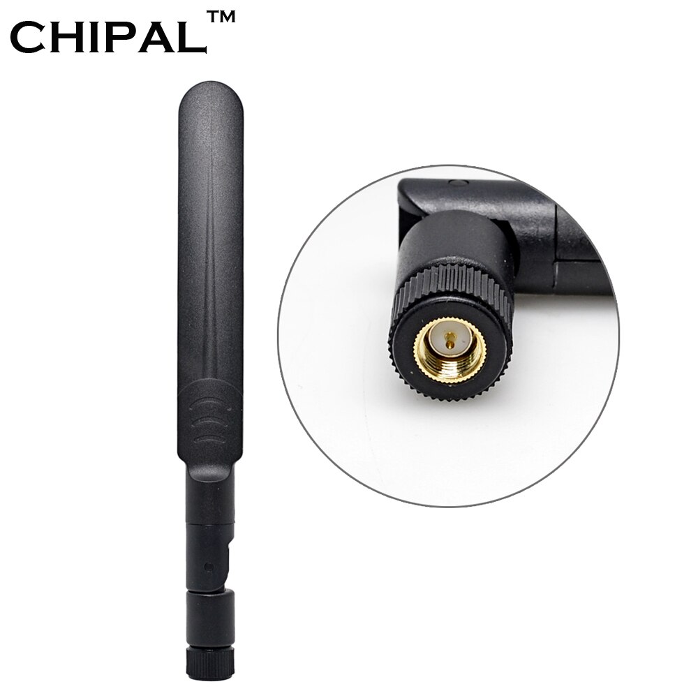 CHIPAL SMA-M Flache Paddel WiFi Antenne 155mm 5dBi 700-2700Mhz 2,4G 5,8G 3G 4G LTE GSM Mit SMA Stecker für Modem Router